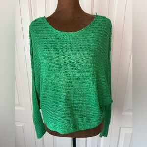 Vici Vibrant Green Crew Neck Sweater